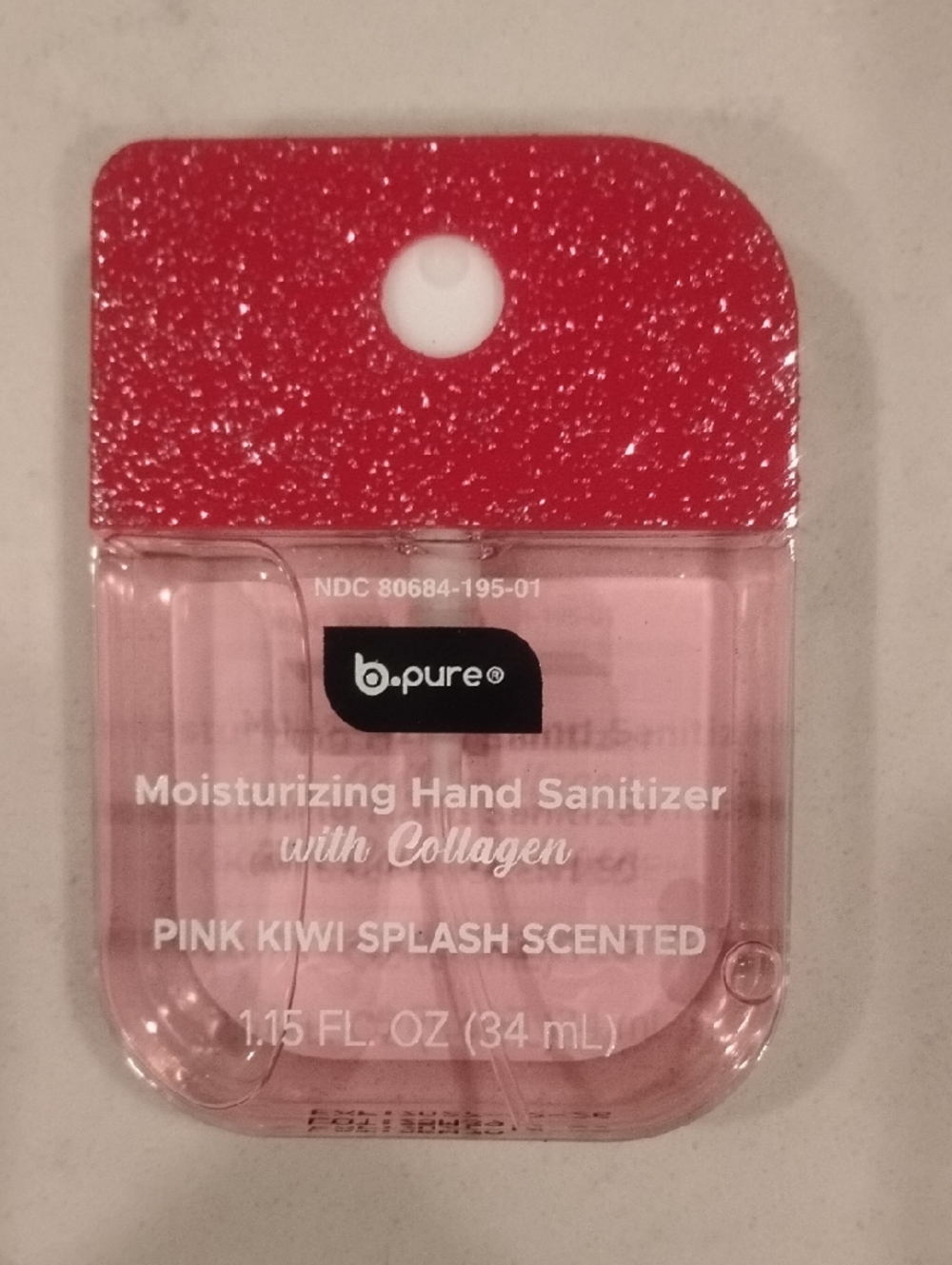 b.pure Pink Moisturizing Hand Sanitizer with Collagen - Pink Kiwi Splash